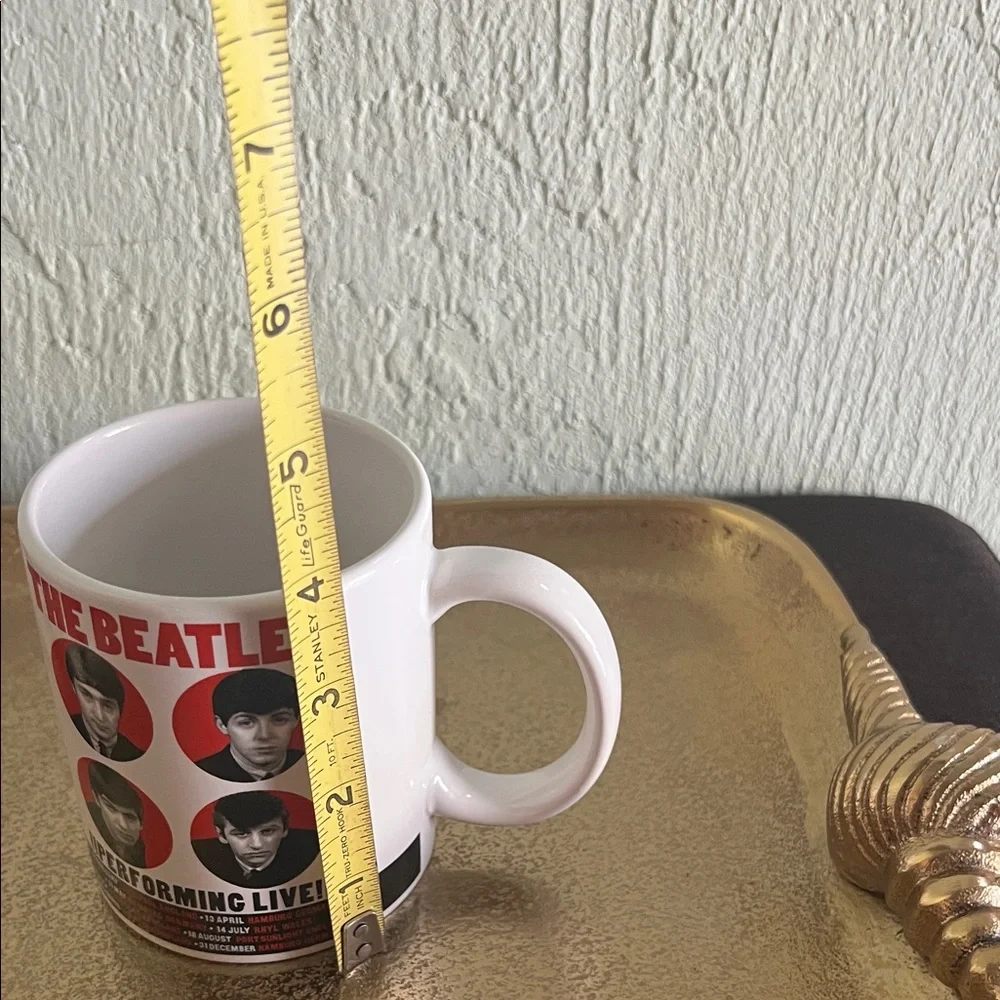 #1393=The Beatles White Mug - Picture 3 of 11